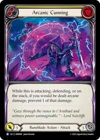 Arcanic Cunning (Yellow) - Omens of the Third Age - Flesh and Blood TCG card