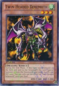Twin-Headed Behemoth (Mosaic Rare) - Battle Pack 2: War of the Giants - YuGiOh card