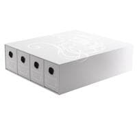 Fortress Card Drawers Horizontal 4 - White - Dragon Shield Accessories - Collectible Storage card