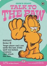Talk to the Paw - Orim's Chant - Secret Lair Drop Series - Magic: The Gathering card