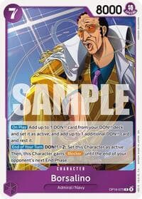 Borsalino - The Time of Battle - One Piece Card Game card