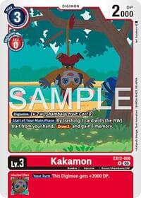 Kakamon - Digital World Shambala - Digimon Card Game card