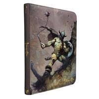 Frank Frazetta 9-Pocket Zippered Premium Pro-Binder - Warrior with Ball and Chain - Ultra Pro Storage Albums - Storage Albums card