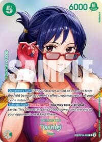 Tashigi (SP) - The Time of Battle - One Piece Card Game card