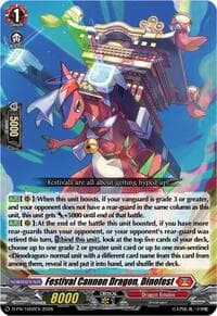 Festival Cannon Dragon, Dinofest - D Promo Cards - Cardfight Vanguard card