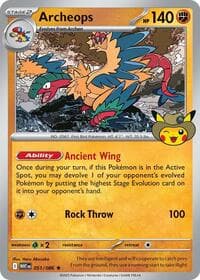 Archeops - 051 (Fossil Museum Exclusive) - Miscellaneous Cards & Products - Pokemon card