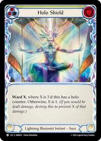 Holo Shield (Yellow) - Omens of the Third Age - Flesh and Blood TCG card