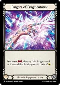 Fingers Of Fragmentation - Omens of the Third Age - Flesh and Blood TCG card