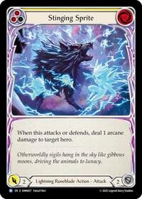 Stinging Sprite (Yellow) - Omens of the Third Age - Flesh and Blood TCG card