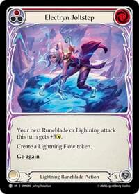 Electryn Joltstep (Red) - Omens of the Third Age - Flesh and Blood TCG card