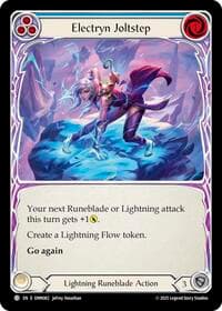 Electryn Joltstep (Blue) - Omens of the Third Age - Flesh and Blood TCG card