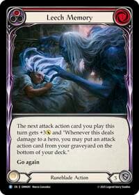 Leech Memory (Red) - Omens of the Third Age - Flesh and Blood TCG card
