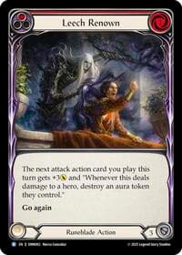 Leech Renown (Red) - Omens of the Third Age - Flesh and Blood TCG card