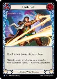 Flash Bolt (Blue) - Omens of the Third Age - Flesh and Blood TCG card