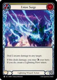 Enion Surge (Yellow) - Omens of the Third Age - Flesh and Blood TCG card