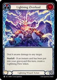 Lightning Overload (Red) - Omens of the Third Age - Flesh and Blood TCG card