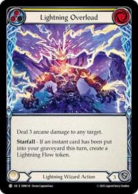 Lightning Overload (Yellow) - Omens of the Third Age - Flesh and Blood TCG card