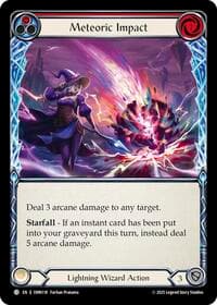 Meteoric Impact (Red) - Omens of the Third Age - Flesh and Blood TCG card