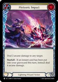 Meteoric Impact (Yellow) - Omens of the Third Age - Flesh and Blood TCG card