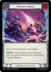 Meteoric Impact (Blue) - Omens of the Third Age - Flesh and Blood TCG card