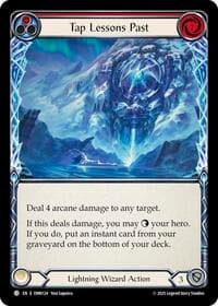 Tap Lessons Past (Red) - Omens of the Third Age - Flesh and Blood TCG card