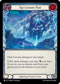 Tap Lessons Past (Blue) - Omens of the Third Age - Flesh and Blood TCG card