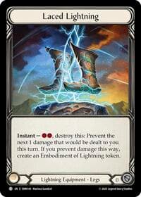 Laced Lightning - Omens of the Third Age - Flesh and Blood TCG card