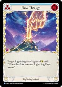 Flow Through (Blue) - Omens of the Third Age - Flesh and Blood TCG card