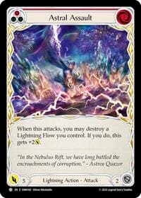 Astral Assault (Red) - Omens of the Third Age - Flesh and Blood TCG card
