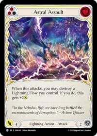 Astral Assault (Yellow) - Omens of the Third Age - Flesh and Blood TCG card