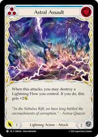 Astral Assault (Blue) - Omens of the Third Age - Flesh and Blood TCG card