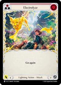 Electrolyze (Red) - Omens of the Third Age - Flesh and Blood TCG card