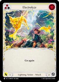 Electrolyze (Yellow) - Omens of the Third Age - Flesh and Blood TCG card