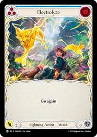 Electrolyze (Blue) - Omens of the Third Age - Flesh and Blood TCG card