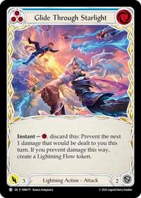 Glide Through Starlight (Blue) - Omens of the Third Age - Flesh and Blood TCG card