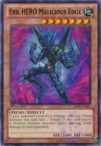 Evil HERO Malicious Edge (Mosaic Rare) - Battle Pack 2: War of the Giants - YuGiOh card