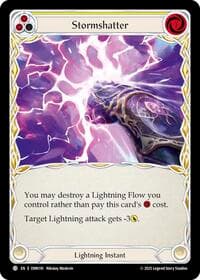 Stormshatter (Yellow) - Omens of the Third Age - Flesh and Blood TCG card