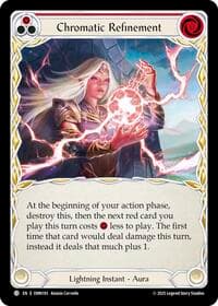 Chromatic Refinement (Red) - Omens of the Third Age - Flesh and Blood TCG card