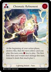 Chromatic Refinement (Yellow) - Omens of the Third Age - Flesh and Blood TCG card