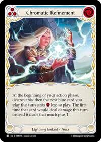 Chromatic Refinement (Blue) - Omens of the Third Age - Flesh and Blood TCG card