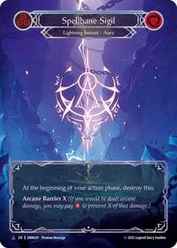 Spellbane Sigil (Blue) (Marvel) - Omens of the Third Age - Flesh and Blood TCG card