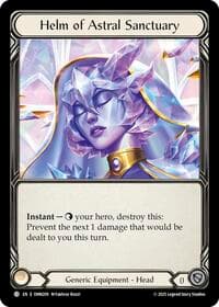 Helm Of Astral Sanctuary - Omens of the Third Age - Flesh and Blood TCG card
