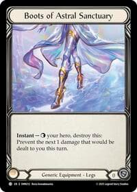 Boots Of Astral Sanctuary - Omens of the Third Age - Flesh and Blood TCG card