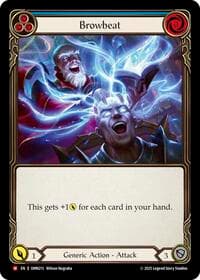 Browbeat (Blue) - Omens of the Third Age - Flesh and Blood TCG card