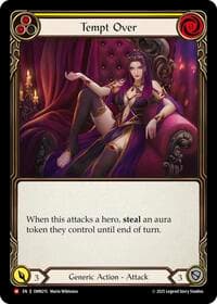 Tempt Over (Yellow) - Omens of the Third Age - Flesh and Blood TCG card