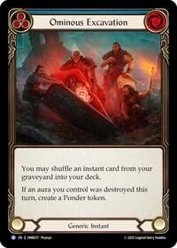 Ominous Excavation (Blue) - Omens of the Third Age - Flesh and Blood TCG card