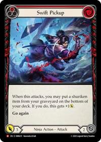 Swift Pickup (Red) - Omens of the Third Age - Flesh and Blood TCG card