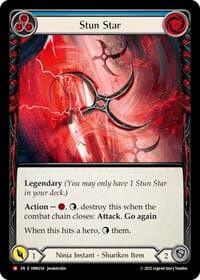 Stun Star (Blue) - Omens of the Third Age - Flesh and Blood TCG card