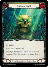 Golden Skull (Yellow) - Omens of the Third Age - Flesh and Blood TCG card