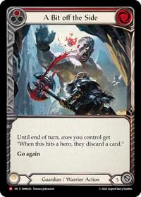 A Bit Off The Side (Red) - Omens of the Third Age - Flesh and Blood TCG card